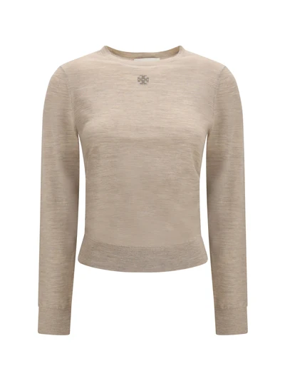 t logo wool sweater