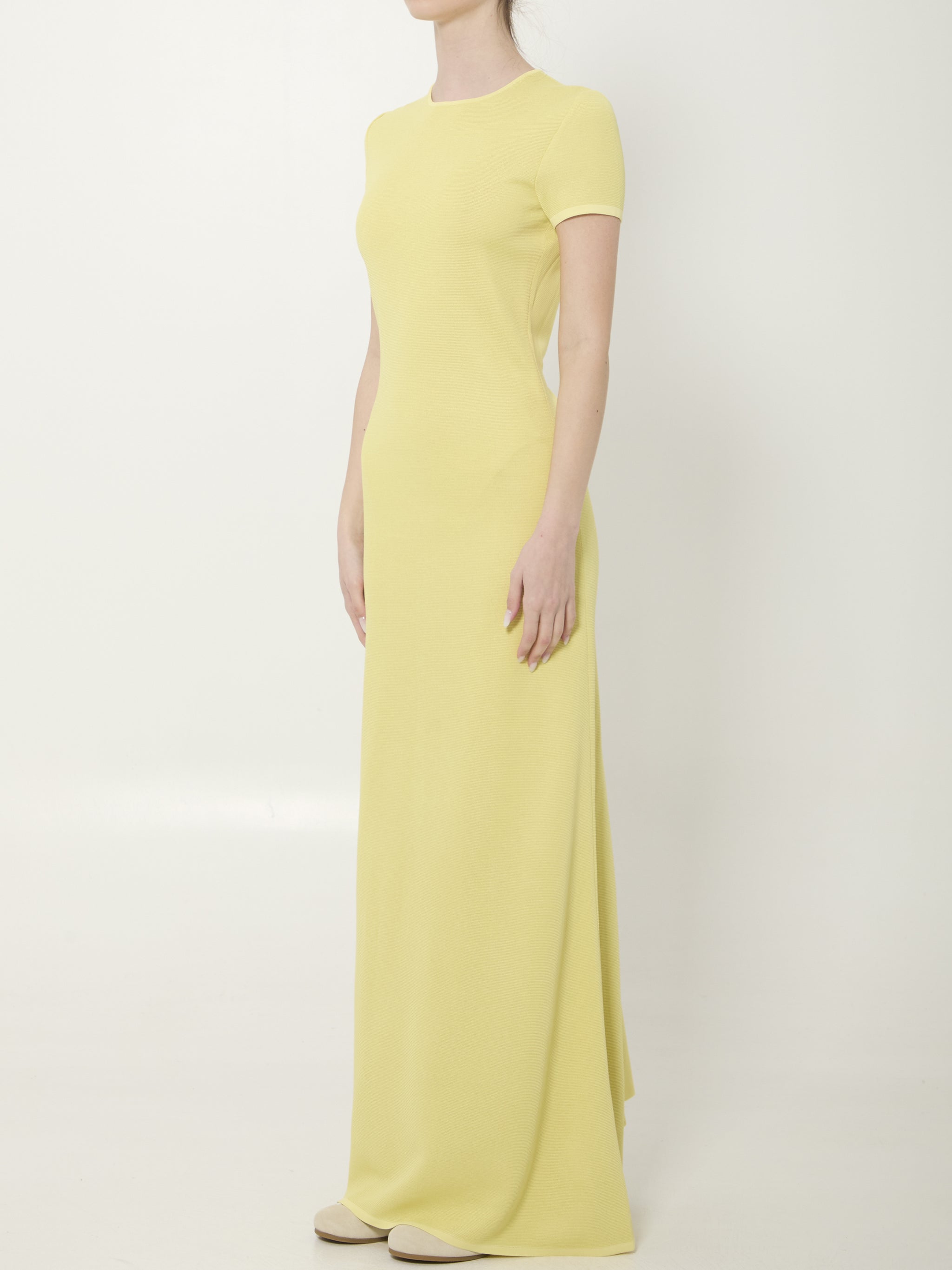 la robe maille maxi dress