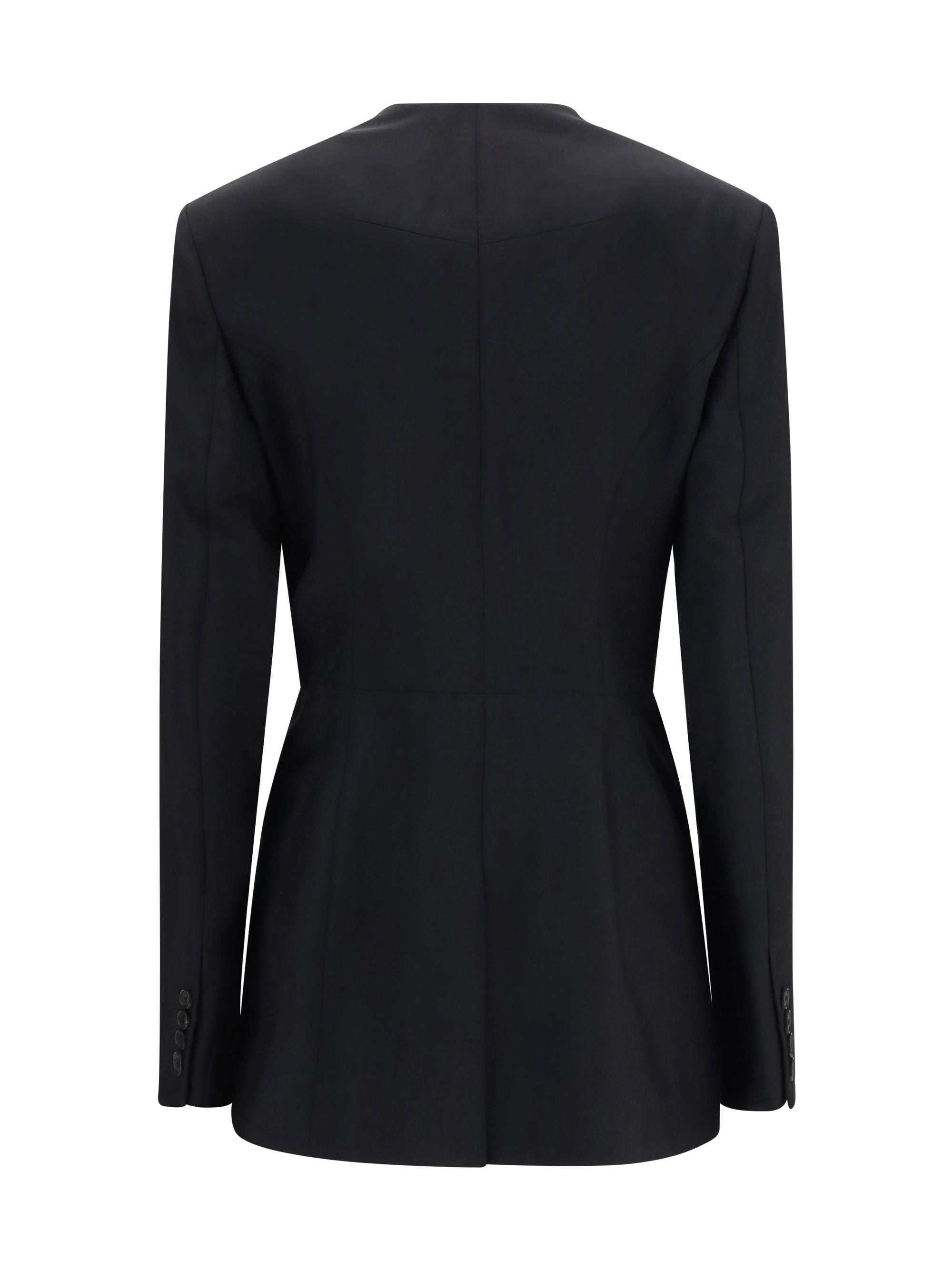 GIVENCHY 36 cut-out double-breasted blazer