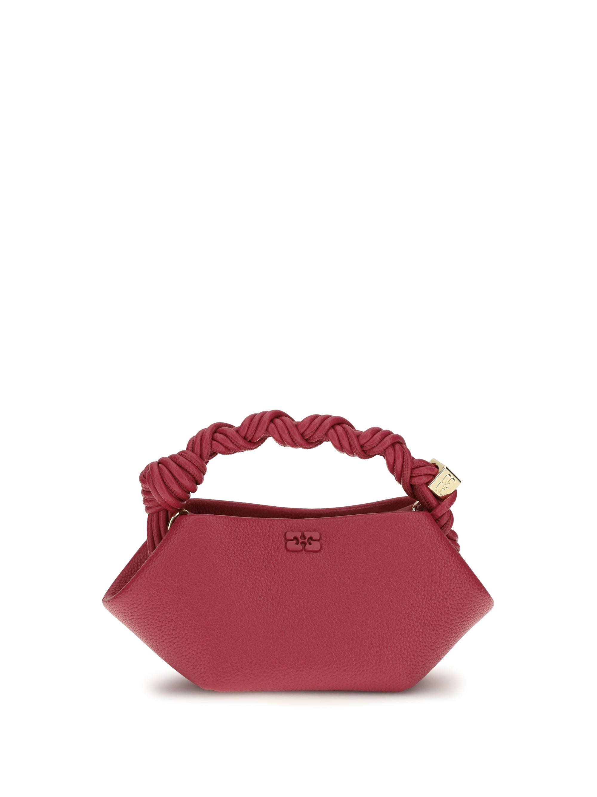 GANNI OS bou handbag in grained leather