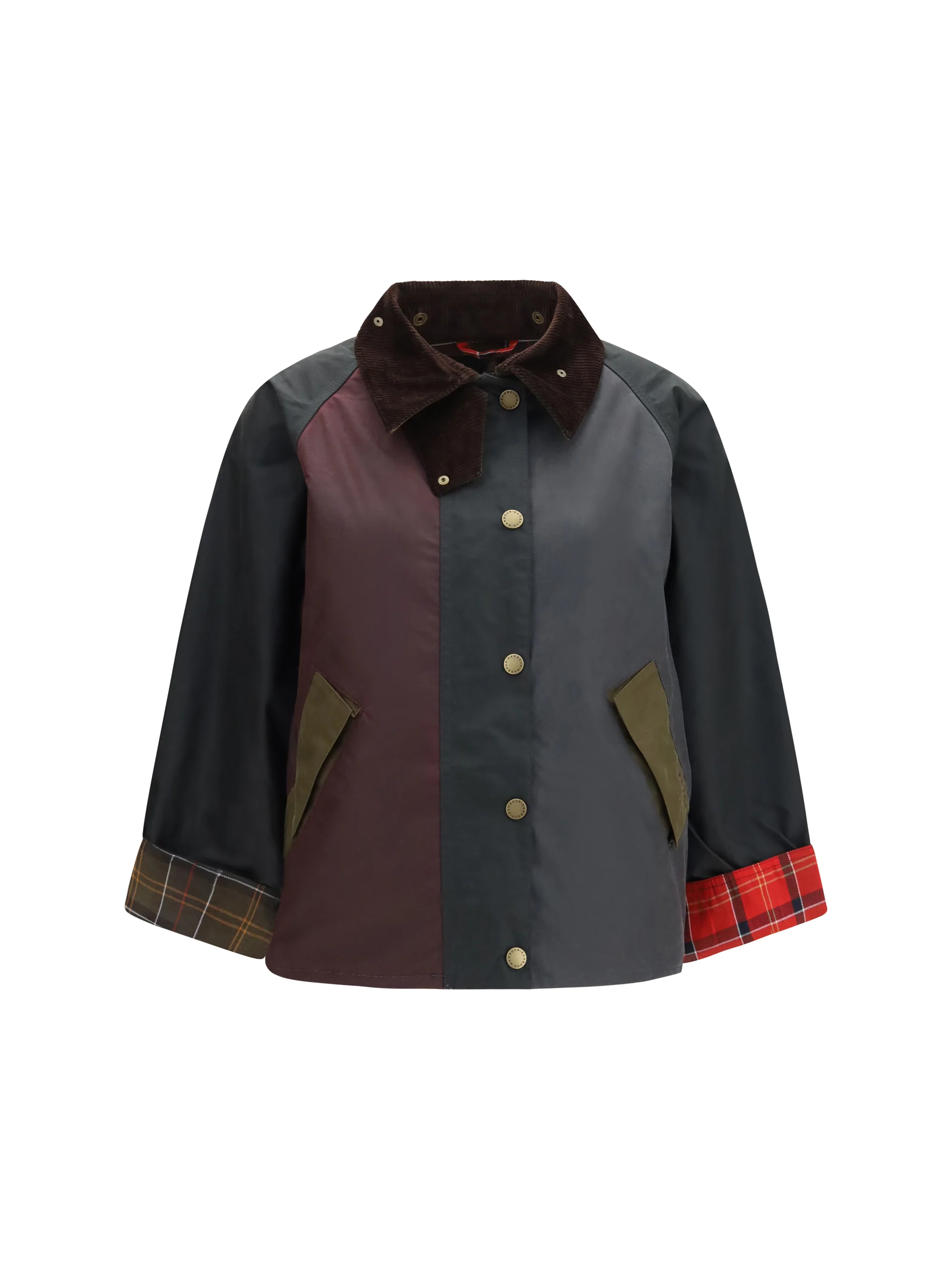 BARBOUR 8 patchwork transport waxed jacket