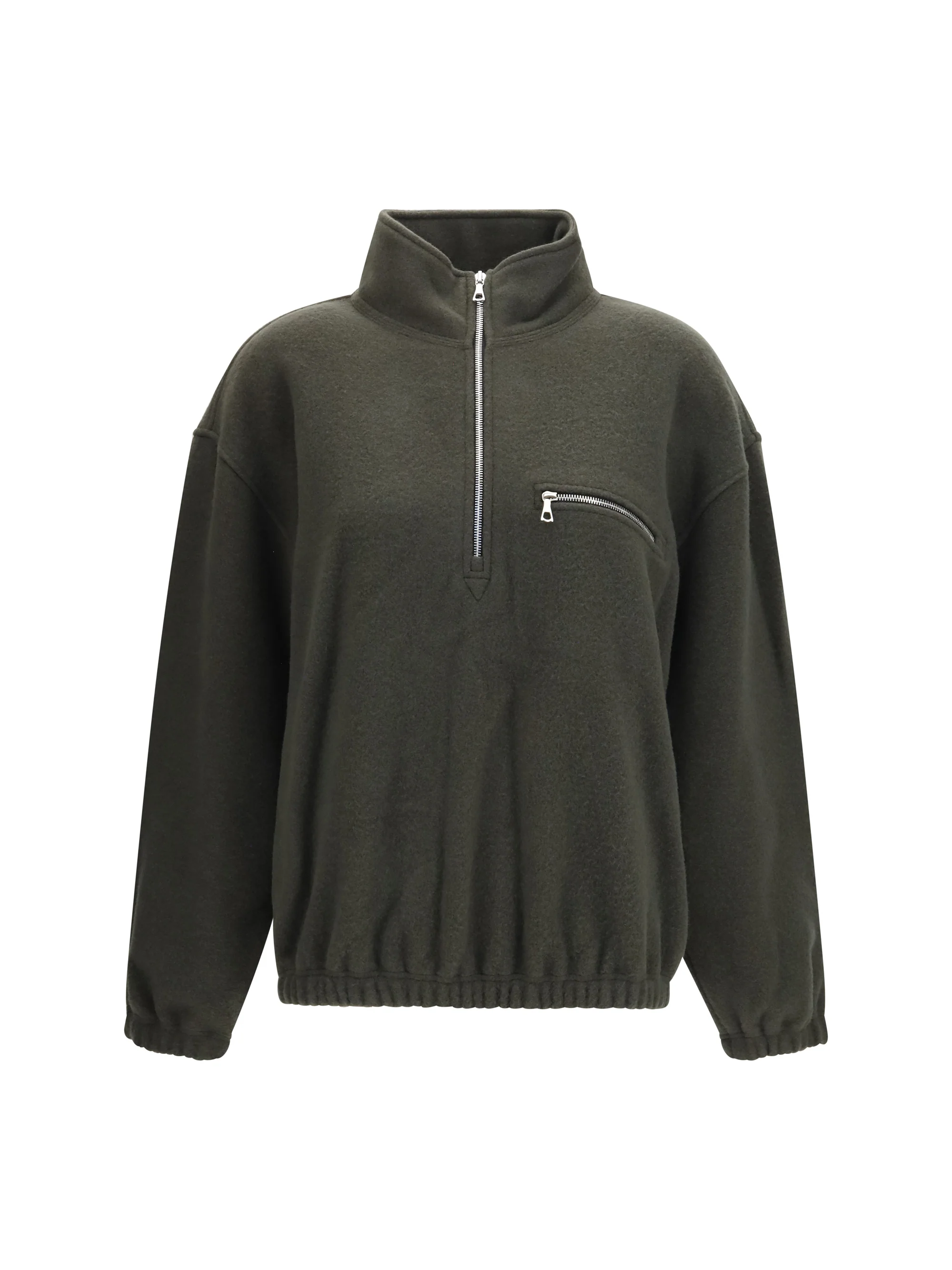 polar high-neck zip jacket