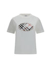 knight stamp check cotton t-shirt
