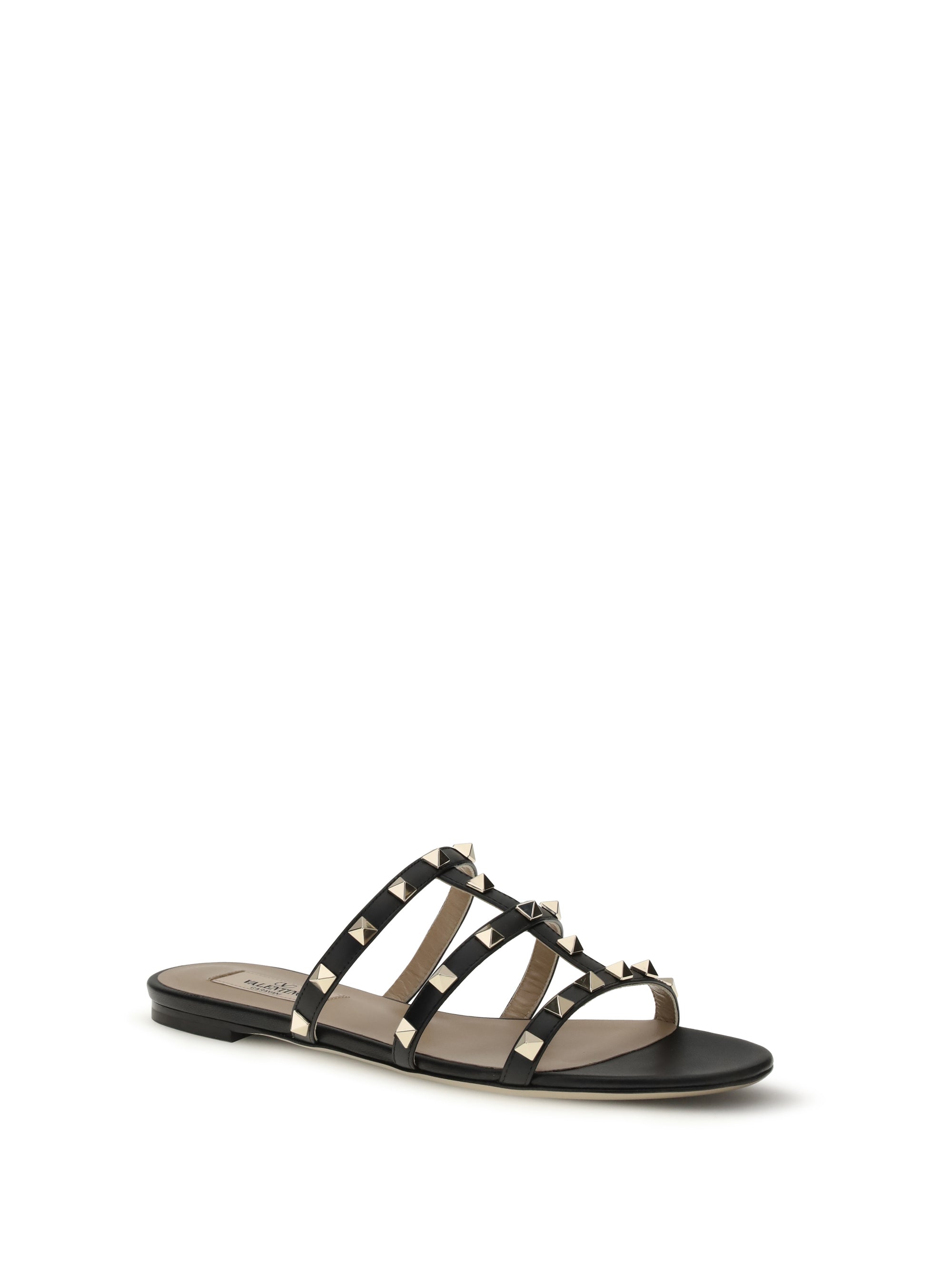 VALENTINO GARAVANI 40 rockstud slider sandal