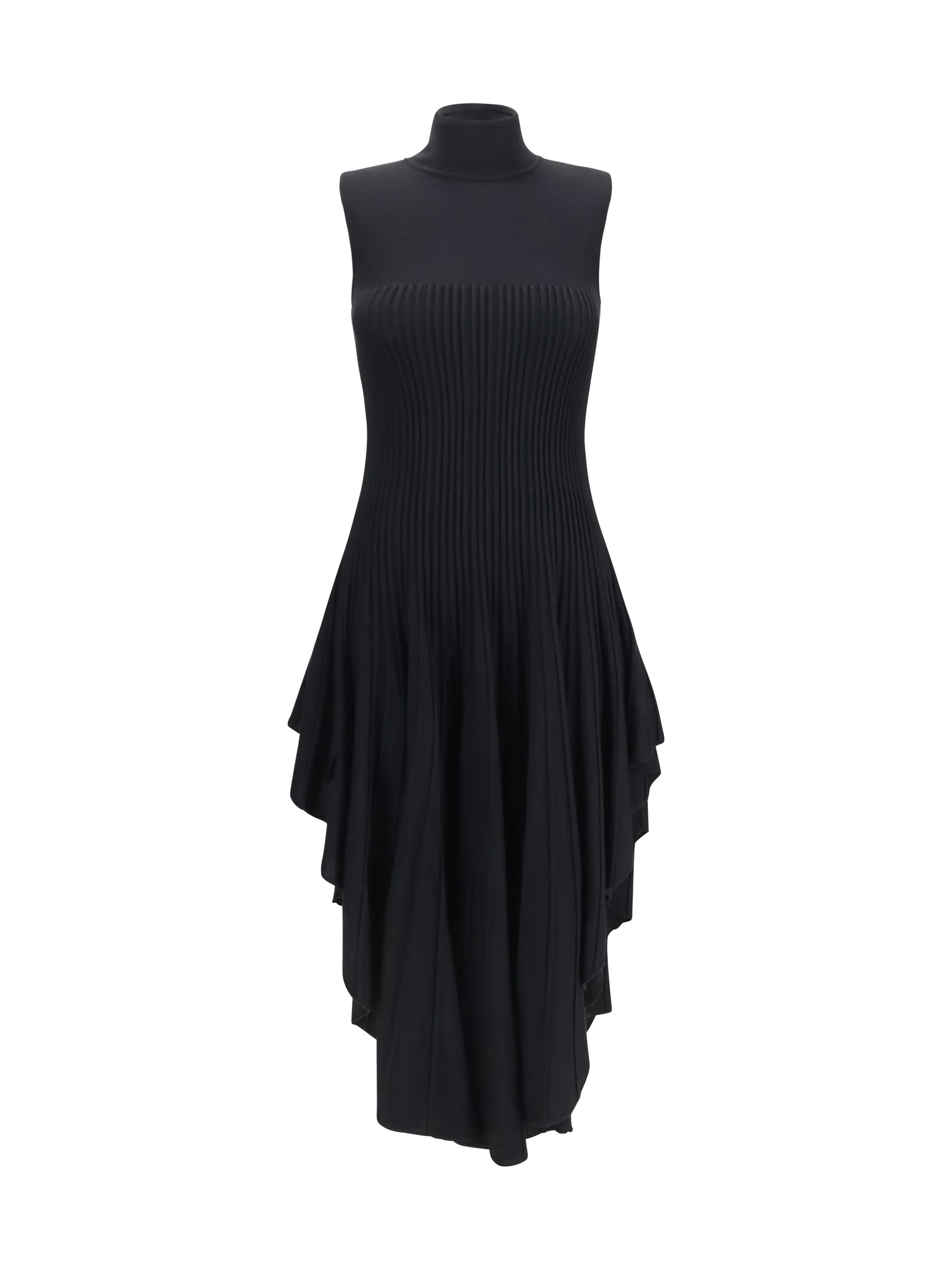 ALAIA 36 3d sculpted knit pointed dress