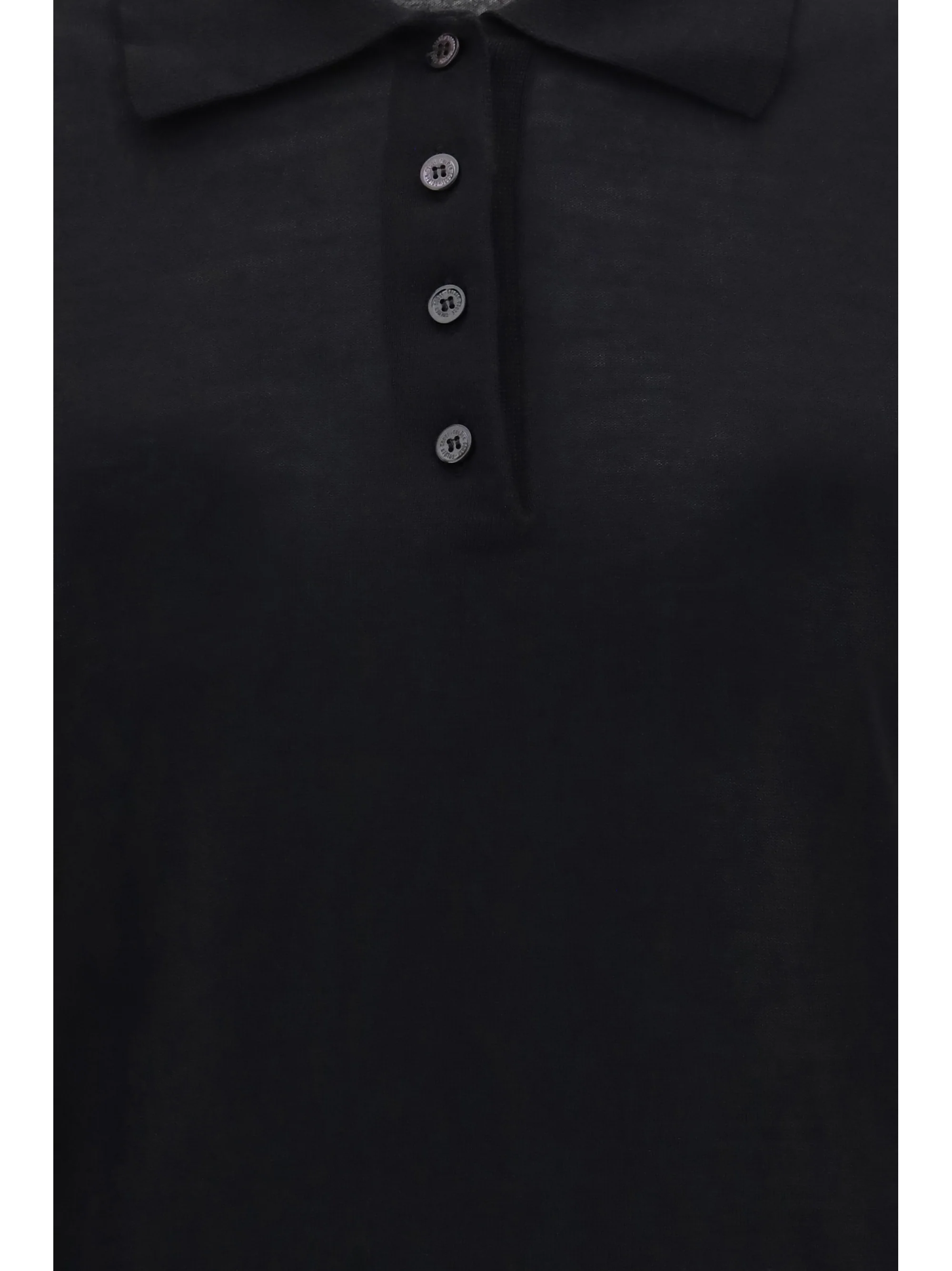 long sleeve merino wool polo