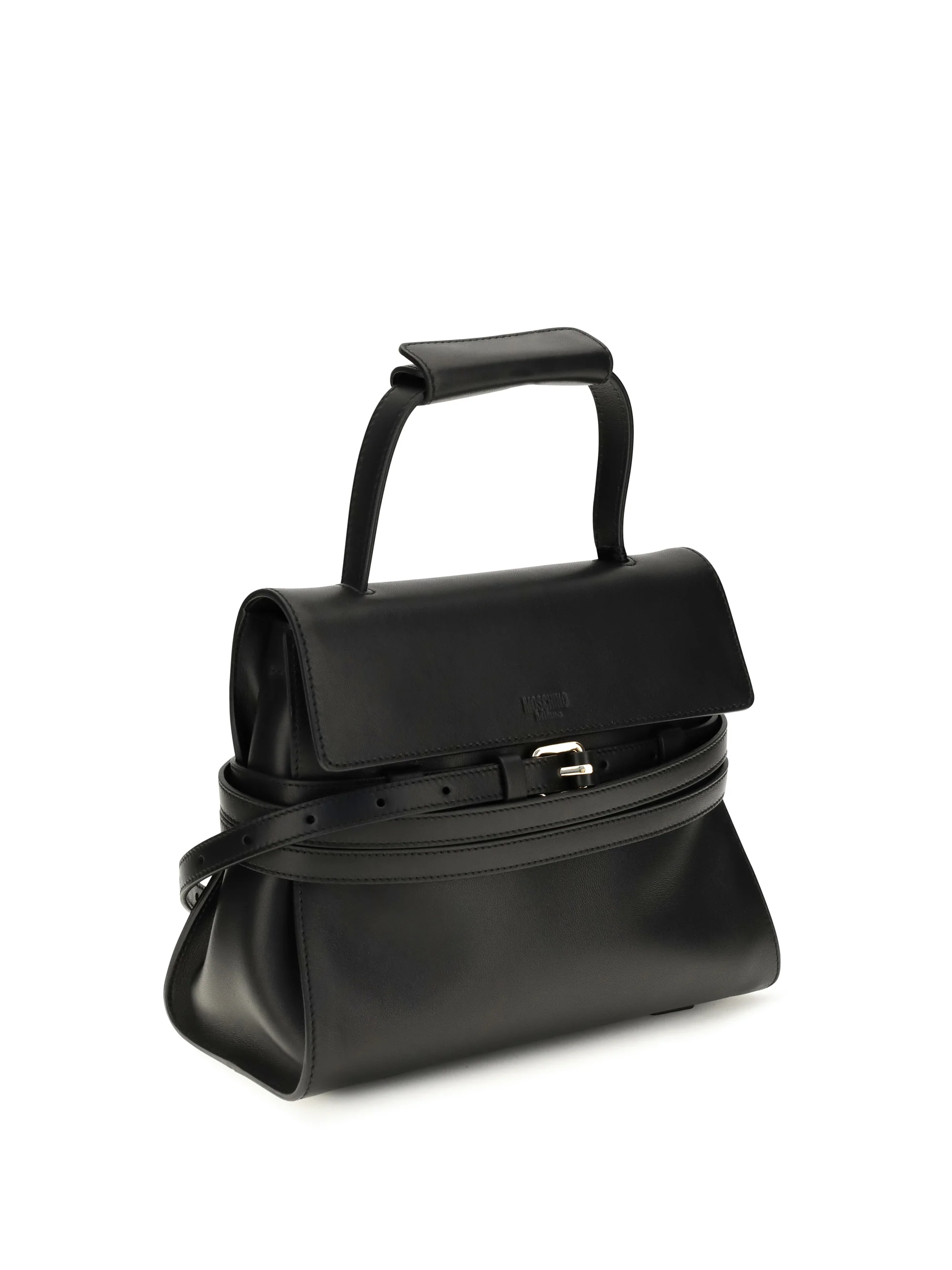 MOSCHINO OS buckle shoulder bag