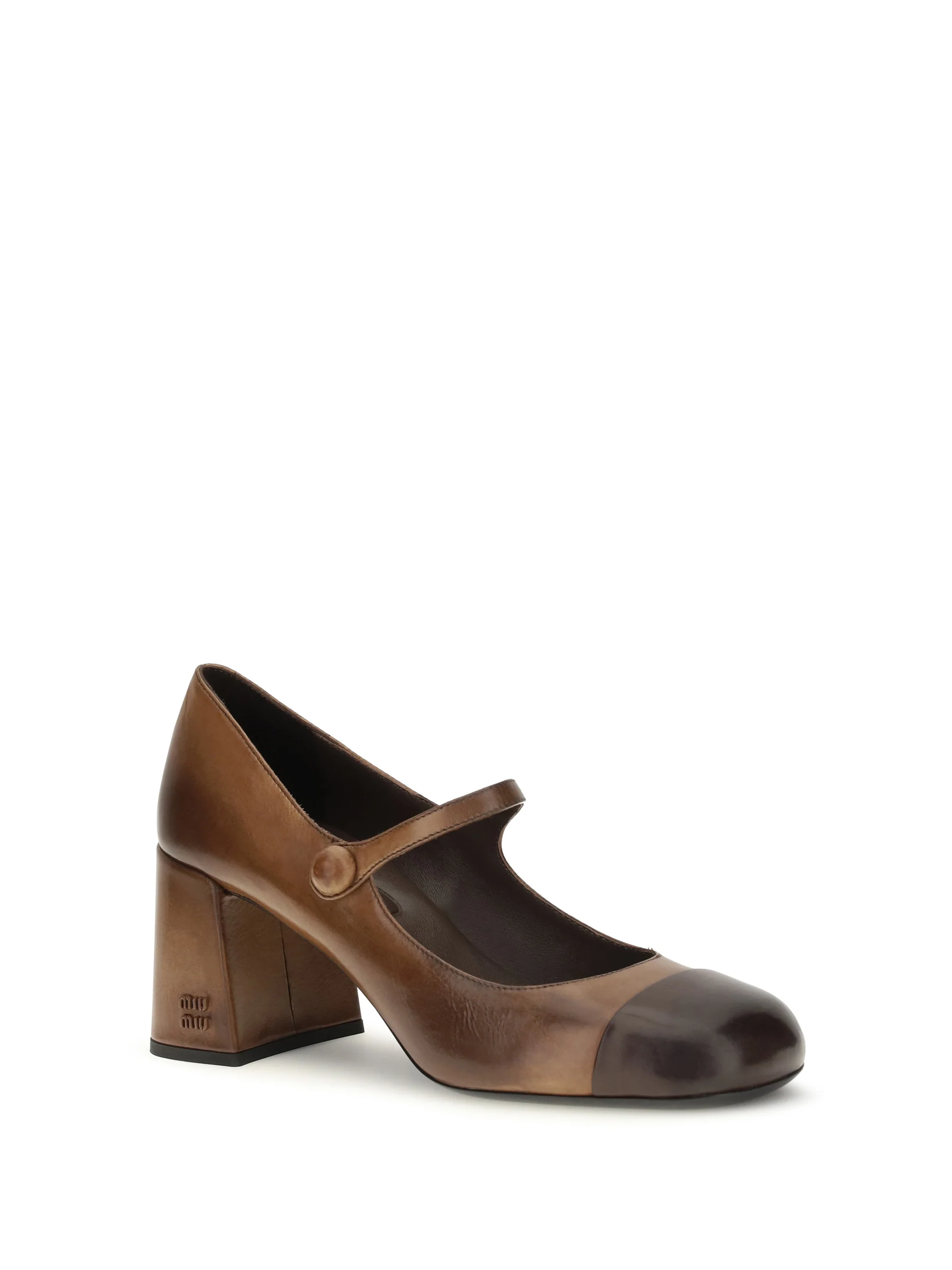 MIU MIU 36 leather mary jane ballerinas