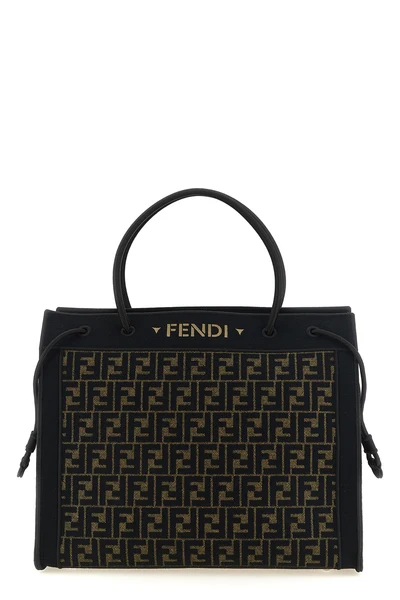 the large fendi magic shopping bag is distinguished by a structured and capaci