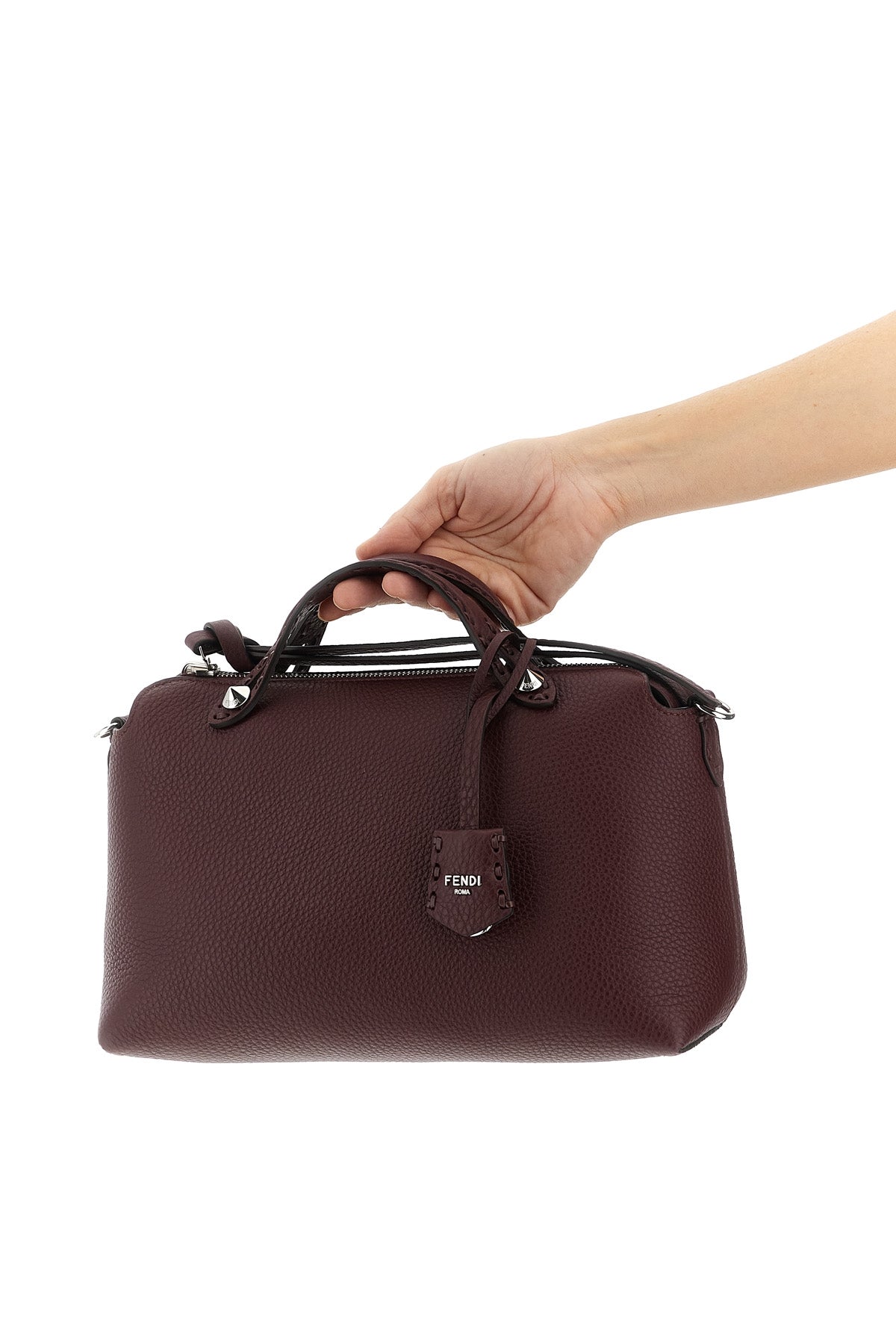 FENDI OS by the way selleria medium handbag in roman leather