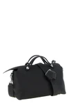 the fendi by the way soft medium handbag is made of fine black roman leather