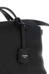 the fendi by the way soft medium handbag is made of fine black roman leather