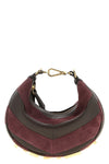 fendigraphy mini nappa and suede handbag