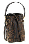mon tresor mini bucket bag in karung snake leather