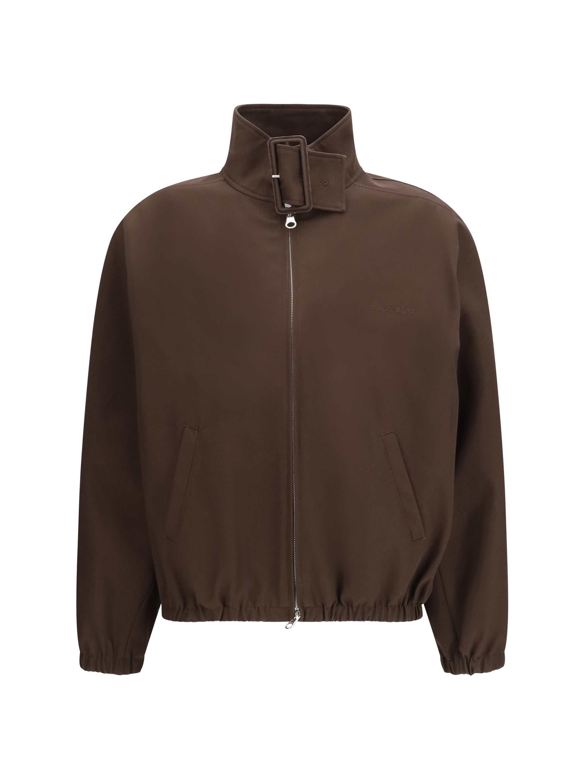 COURRÈGES M zip-up bomber jacket
