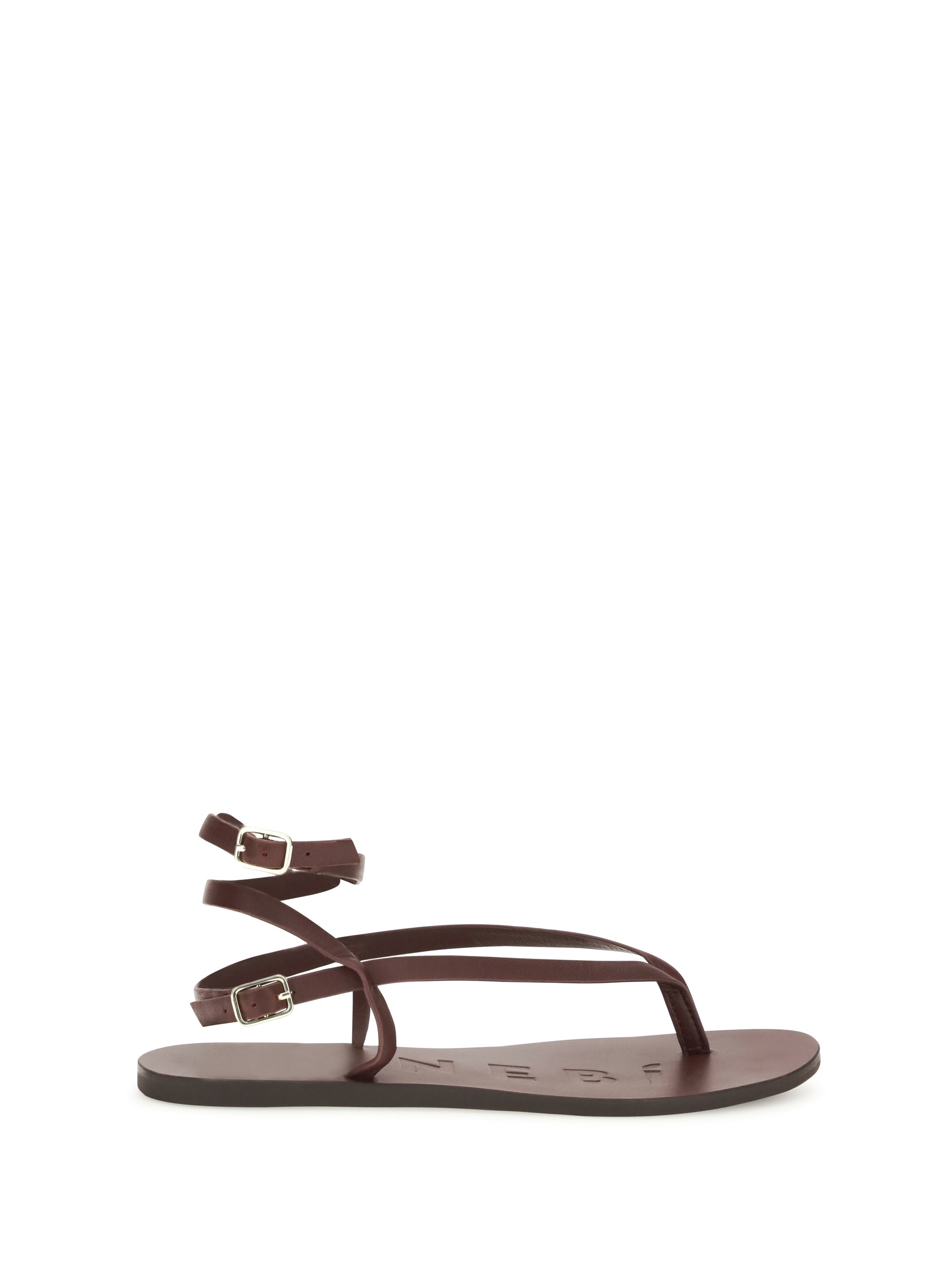 MANEBI 36 leather sandals