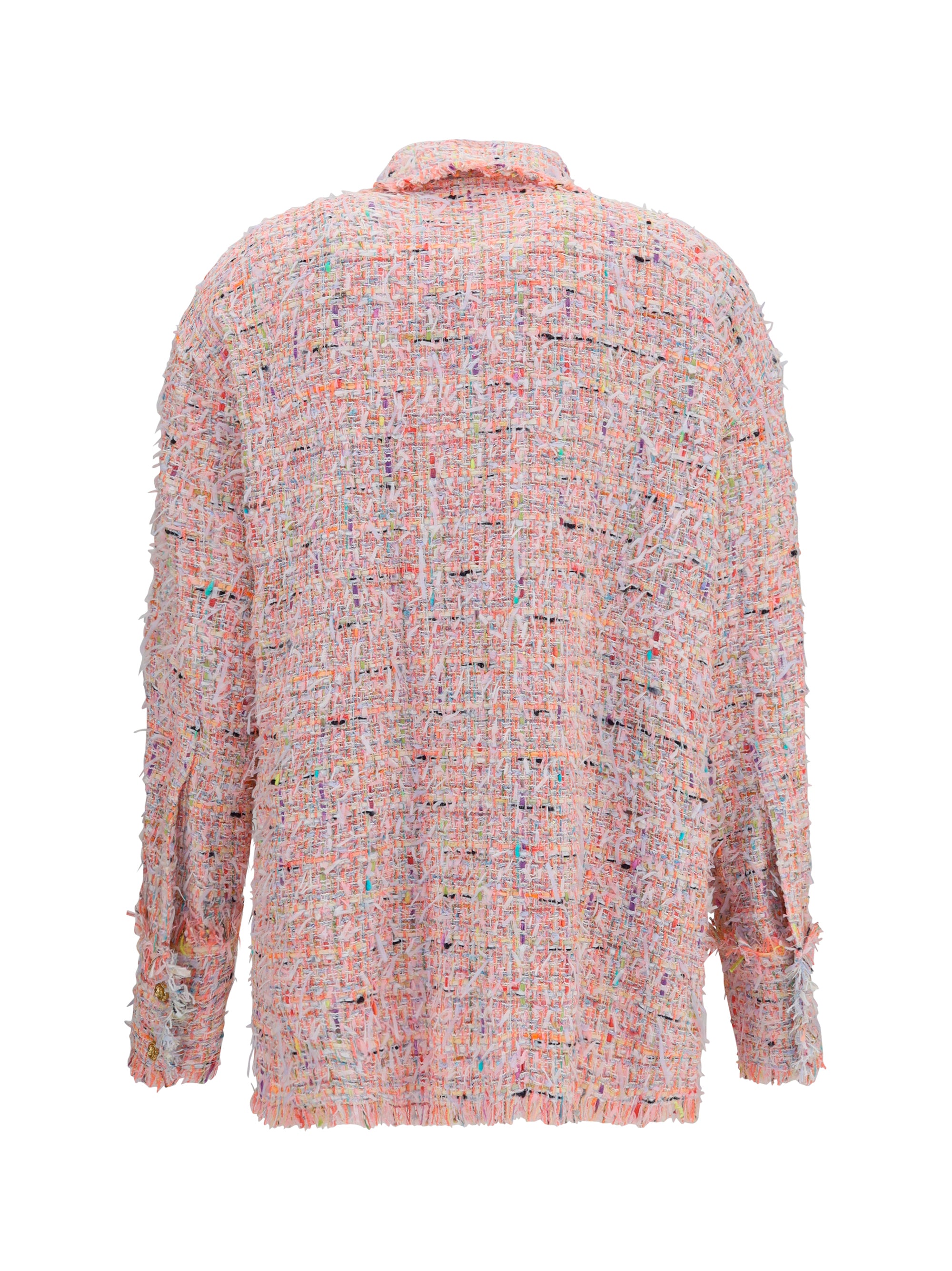 BALMAIN 38 tweed shirt