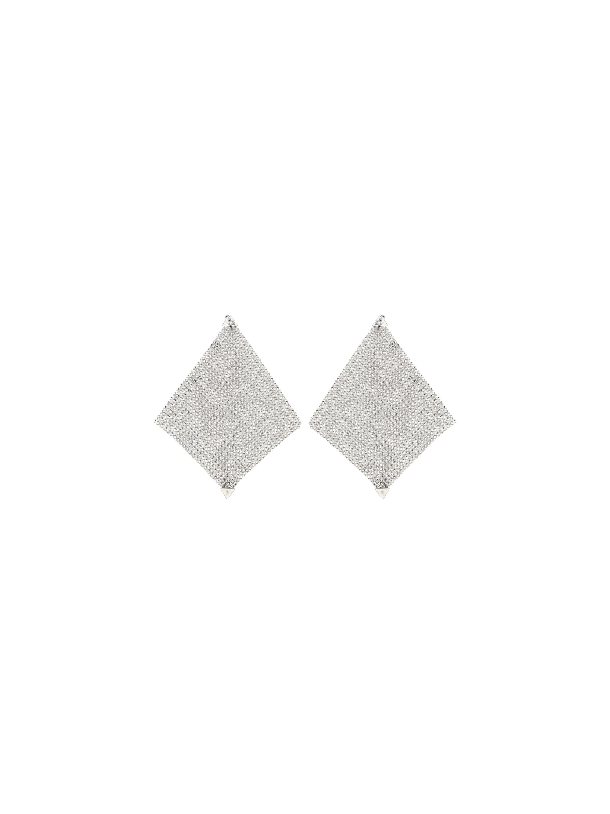 RABANNE OS pixel chainmail earrings