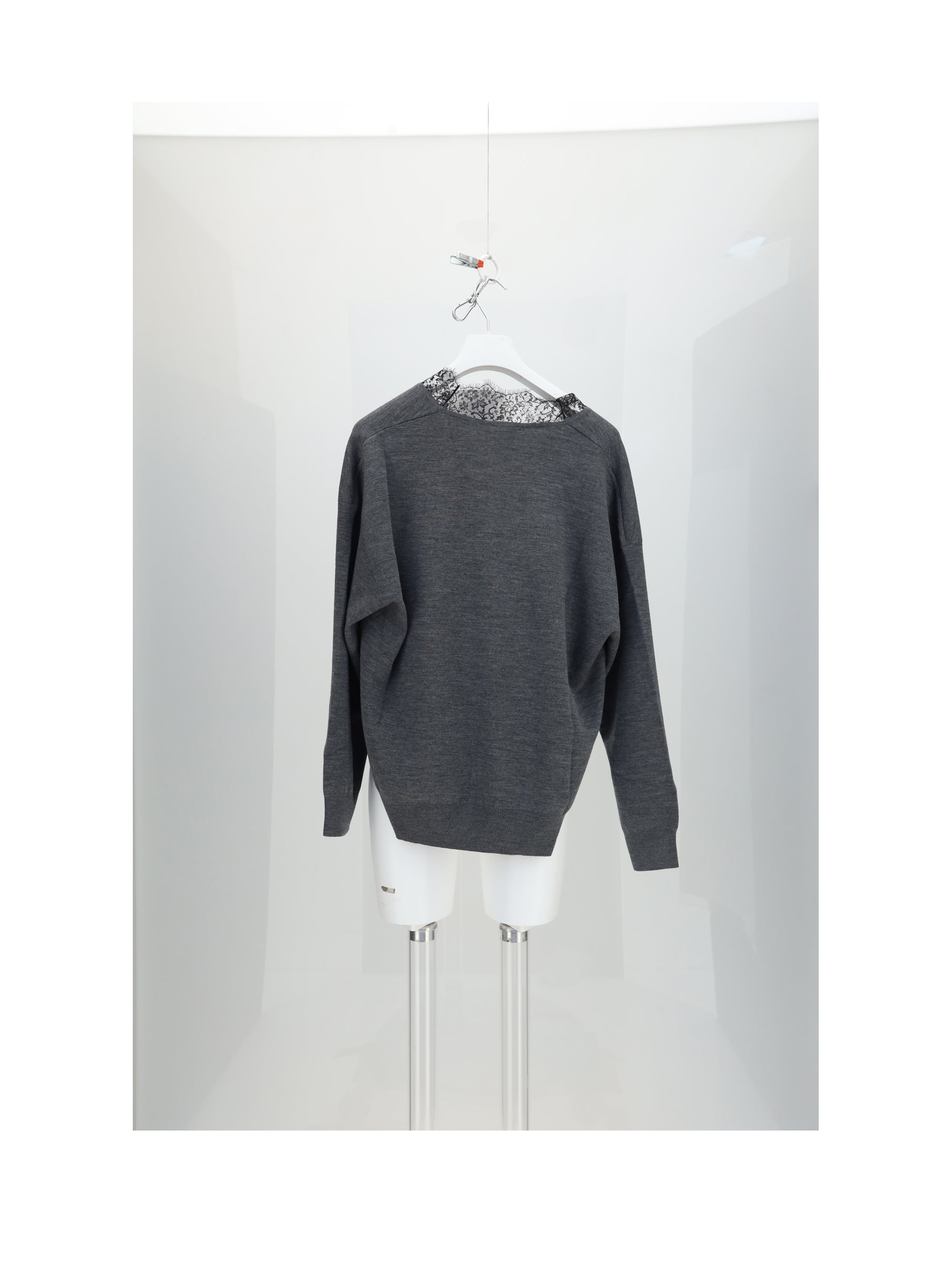 DIOR 36 knit con pizzo
