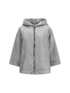 hooded added jacket