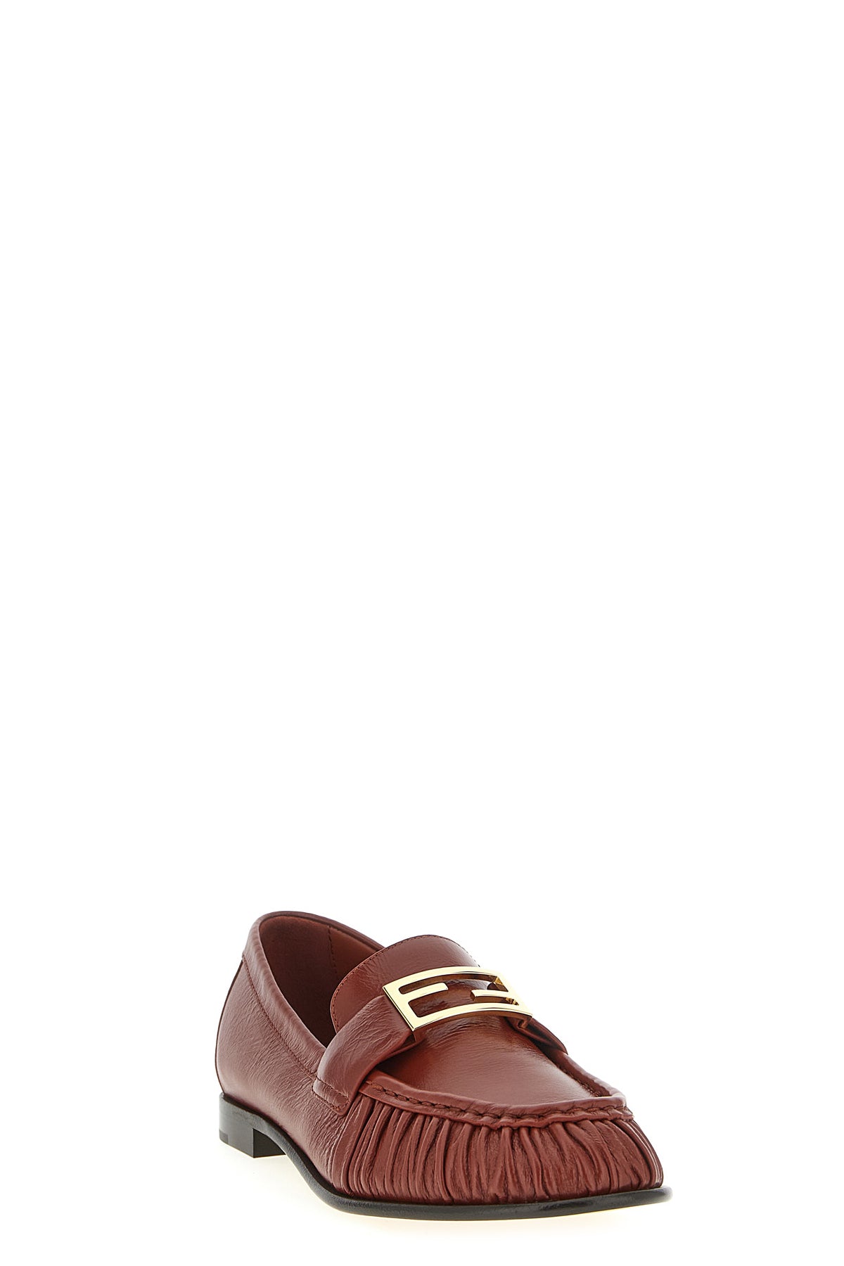 FENDI 36.5 baguette nappa loafers