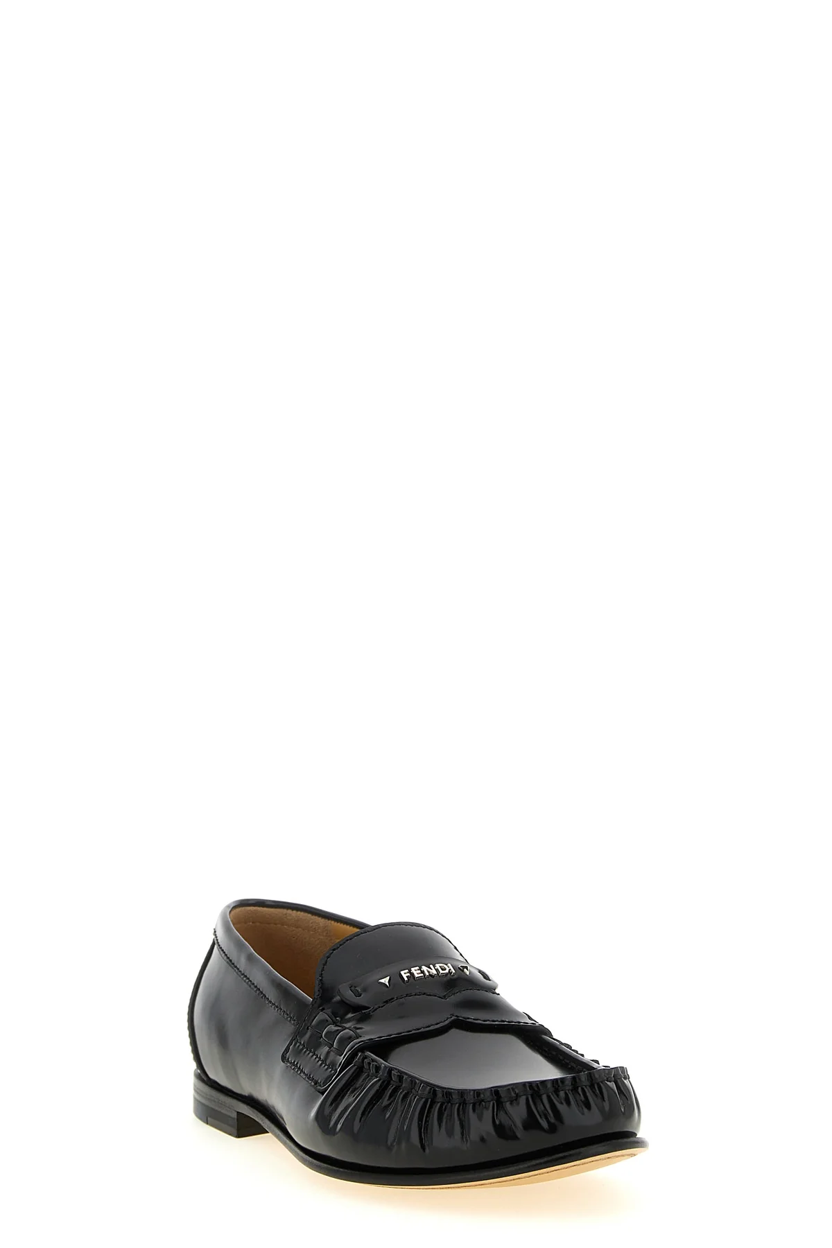 the fendi fendi scrunch moccasins stand out for a sartorial construction defin