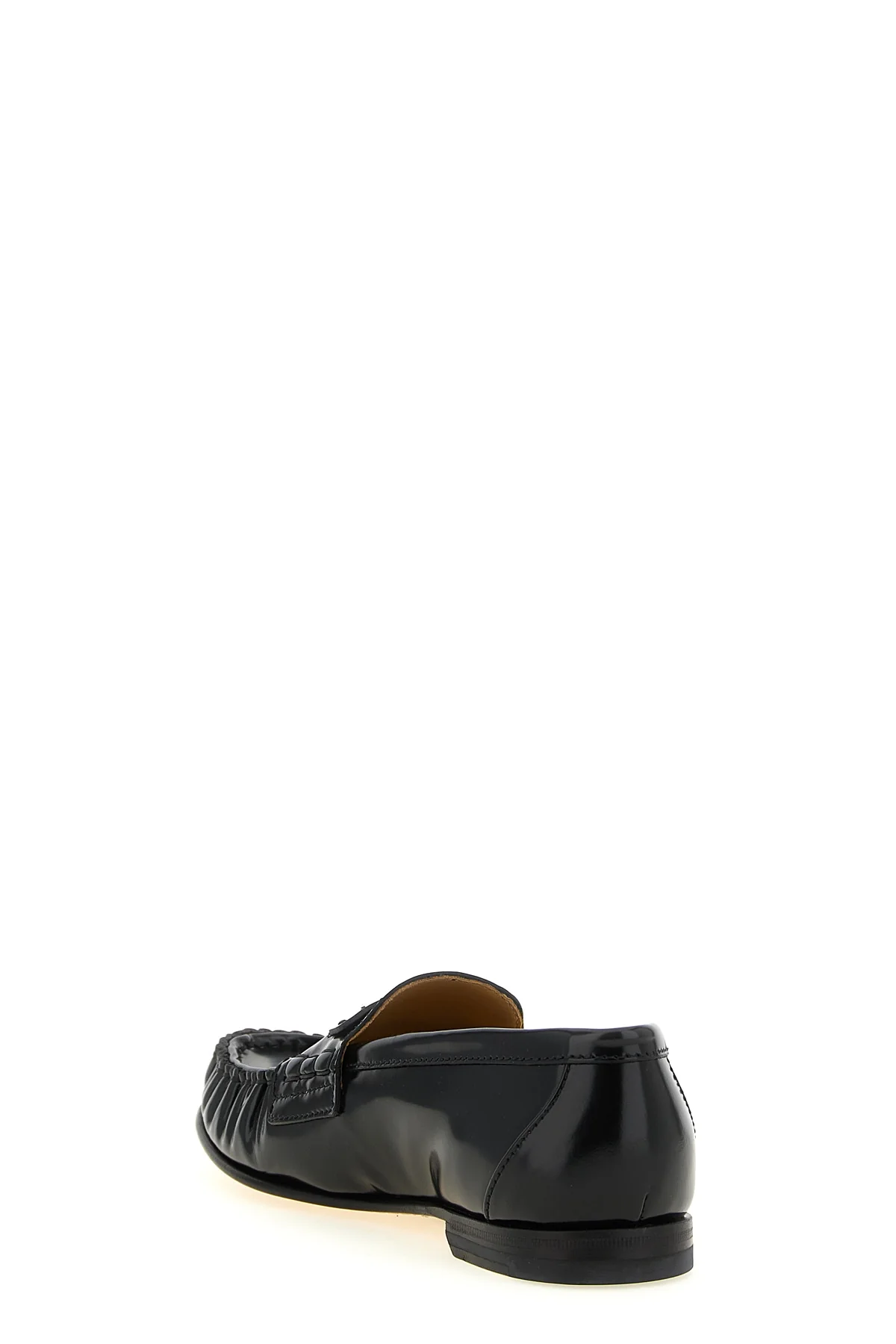 the fendi fendi scrunch moccasins stand out for a sartorial construction defin
