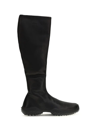 stretch nappa tall boots