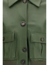 cropped nappa valstarino jacket