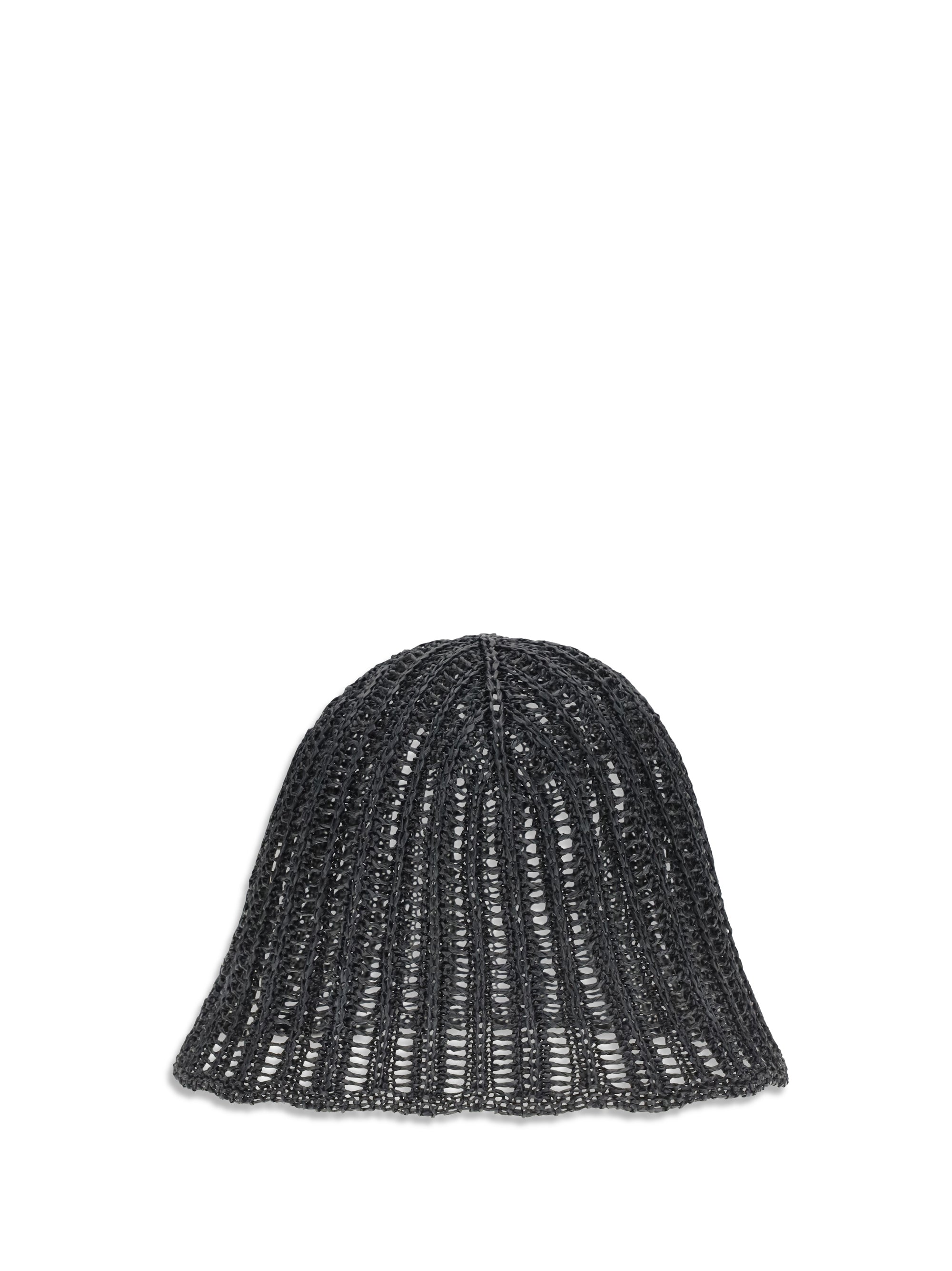 techno raffia hat