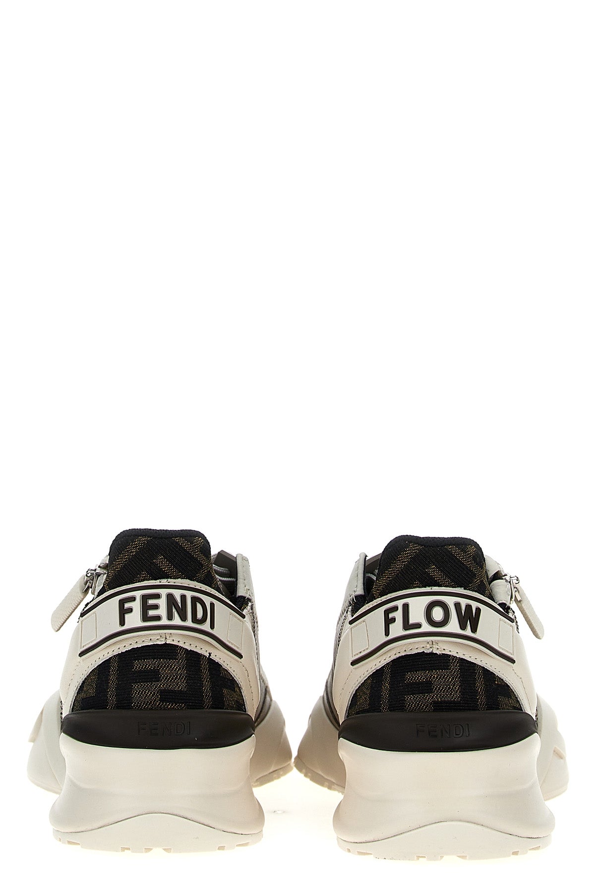 FENDI 36 flow leather sneakers