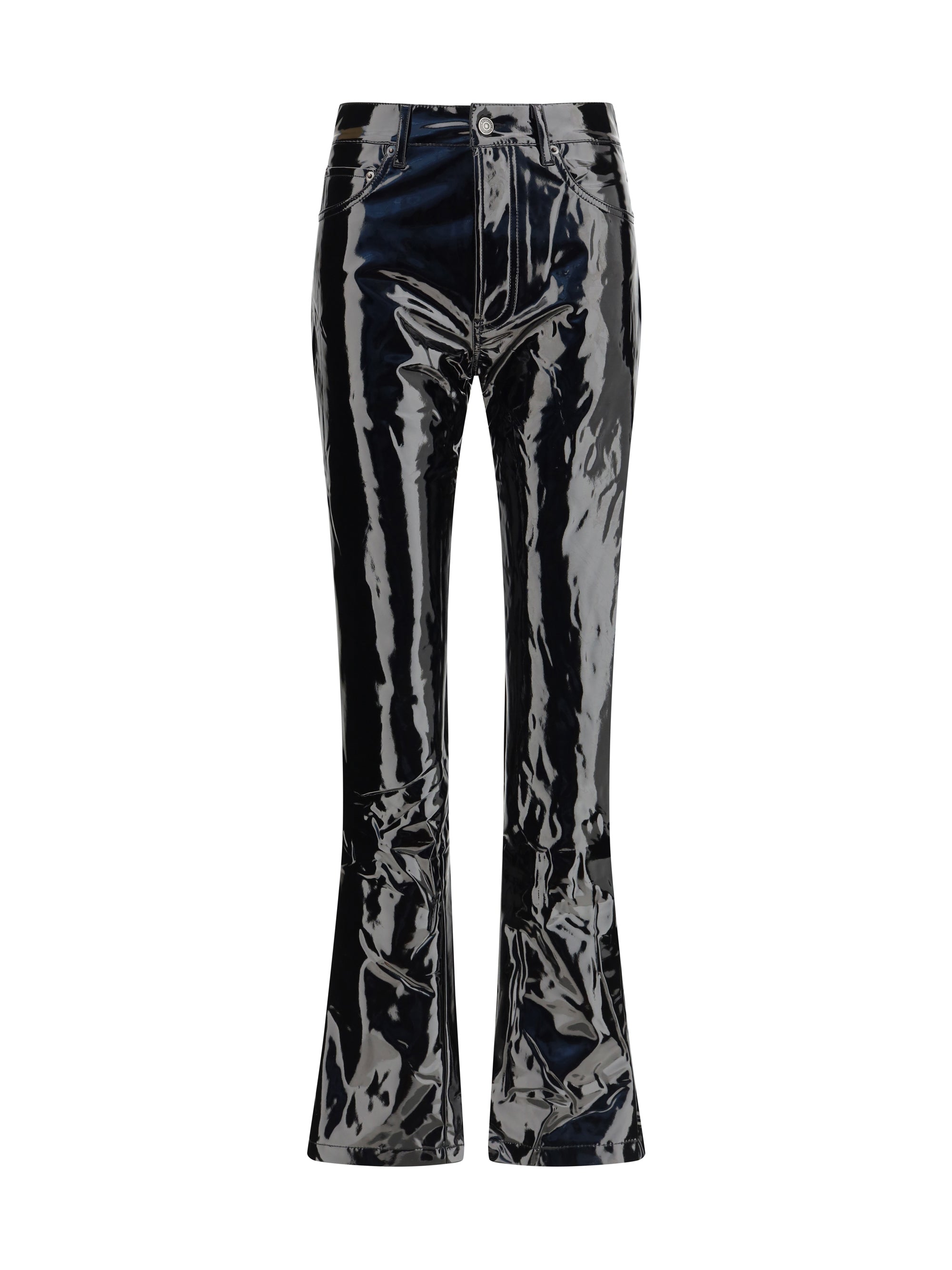 FIORUCCI 28 straight fit vinyl trousers