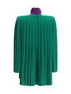 pleated georgette top