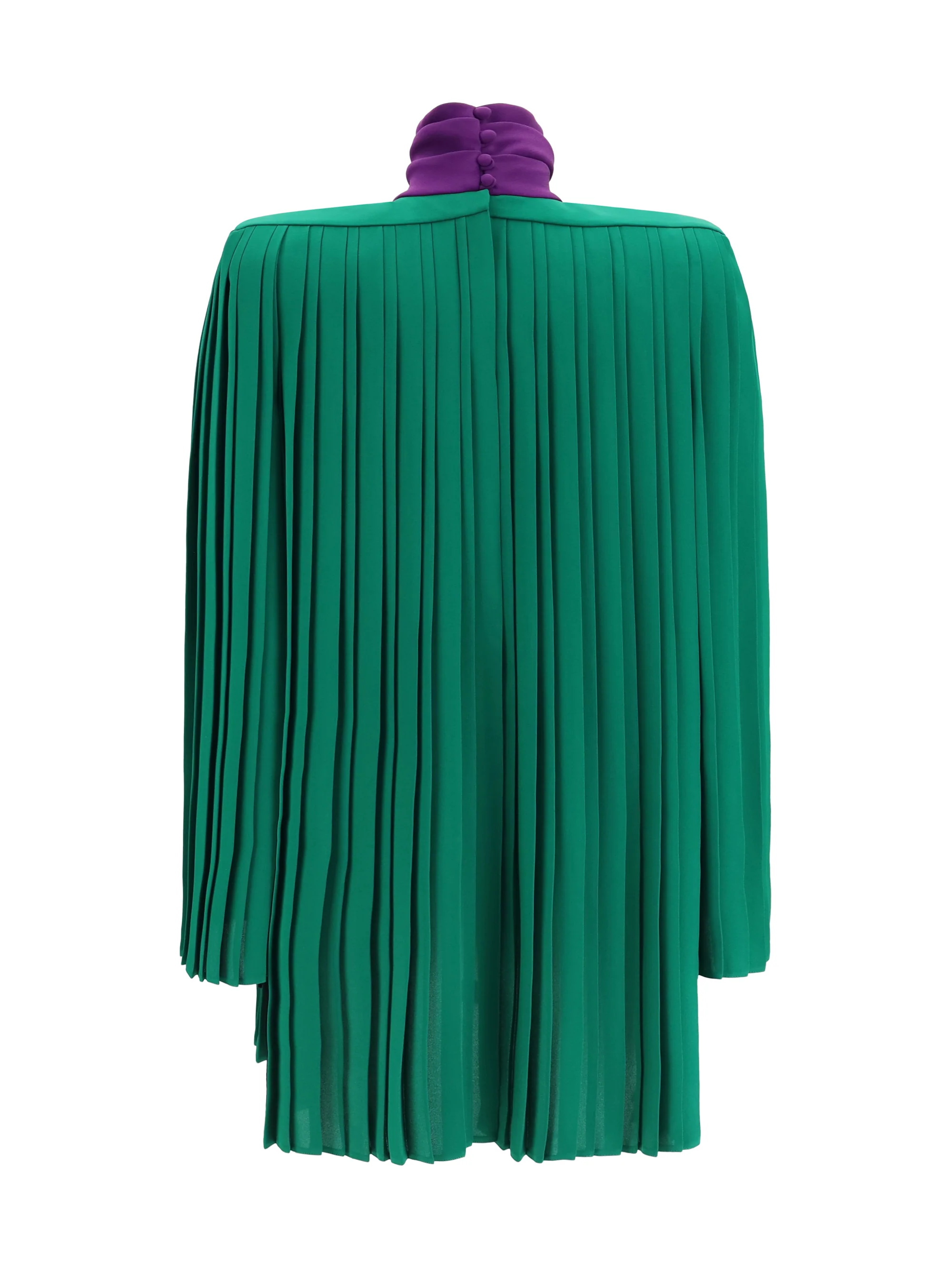 pleated georgette top