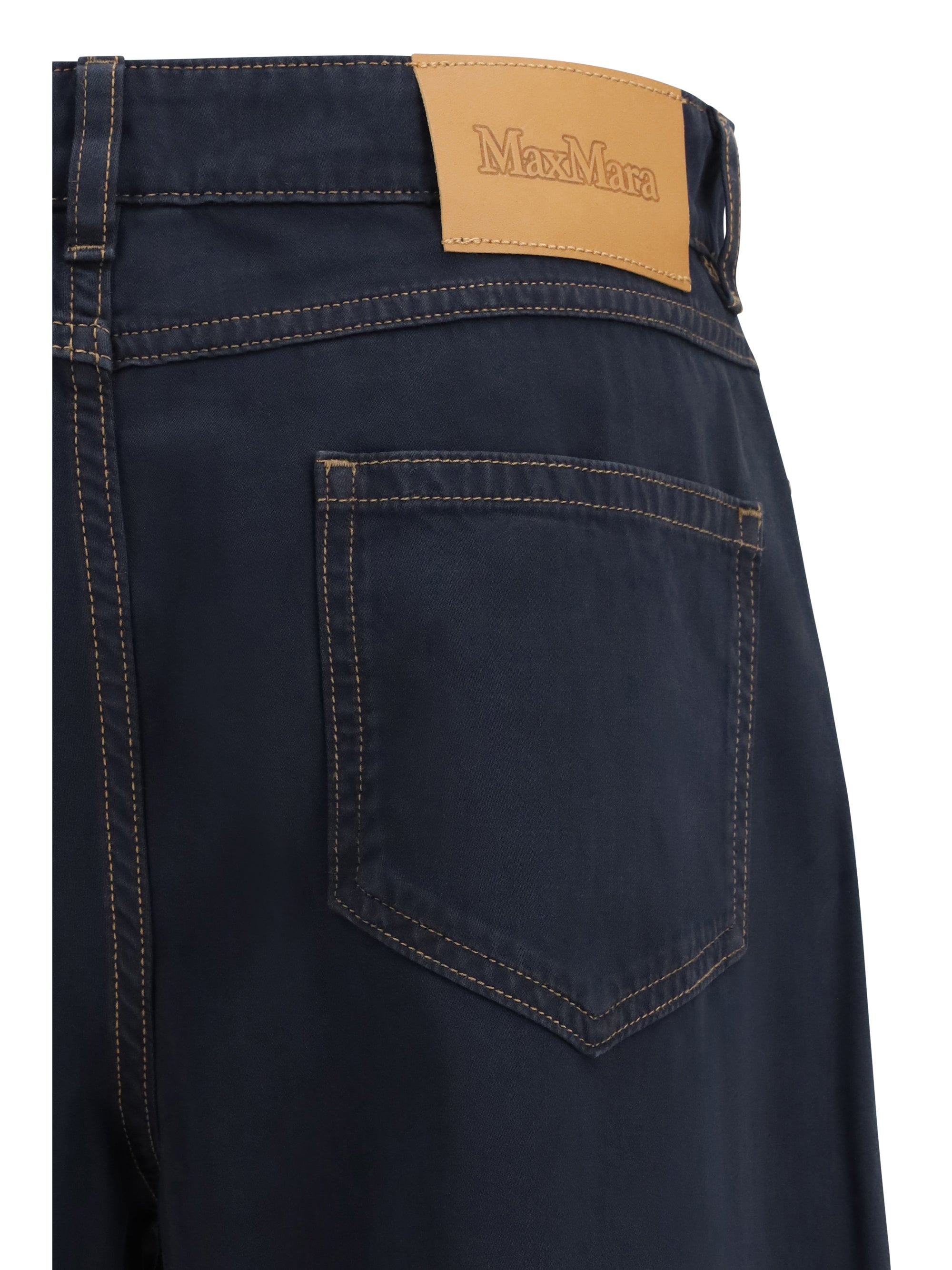 baggy pants in pure cotton satin