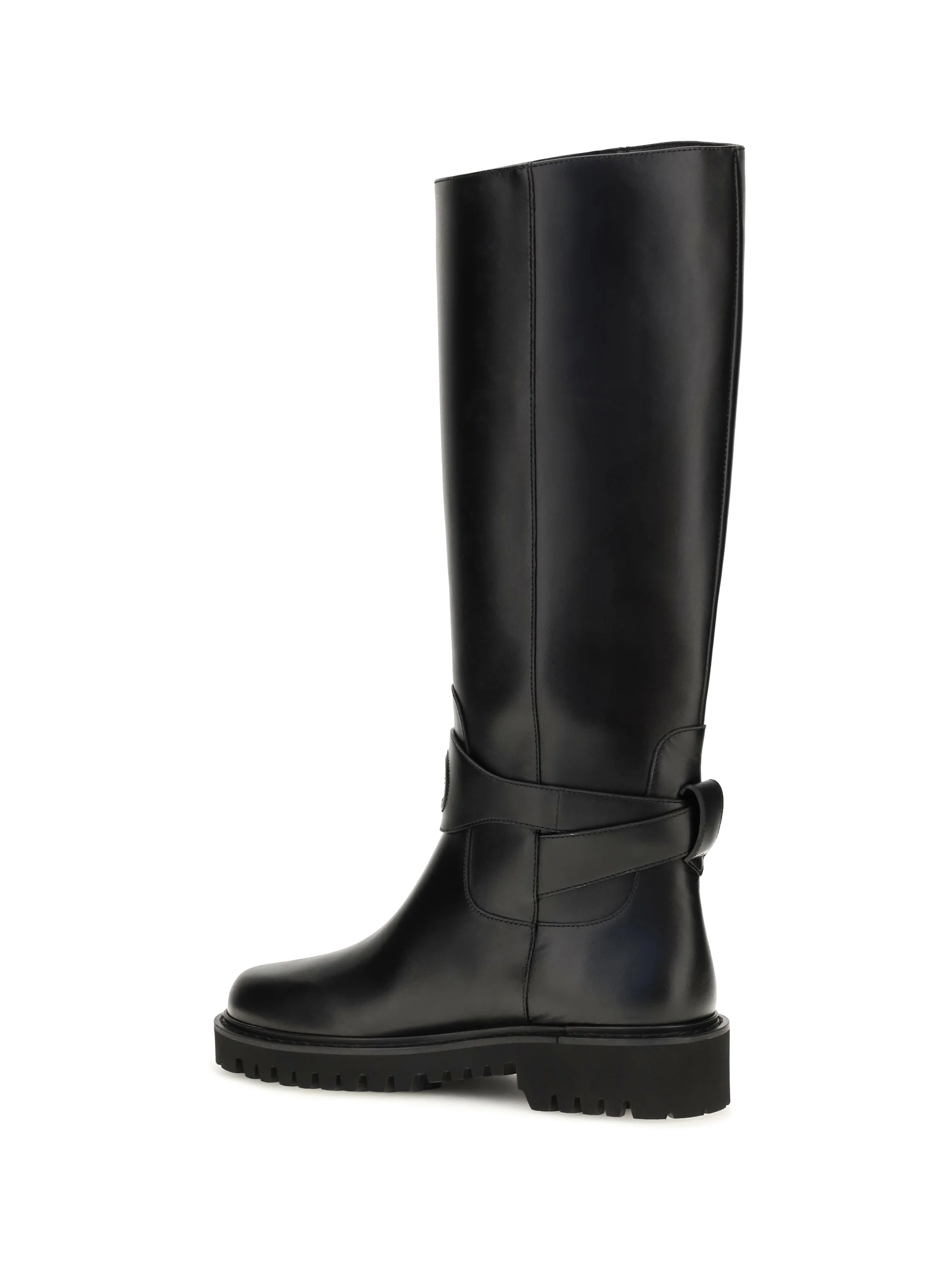 vlogo signature calfskin high boots