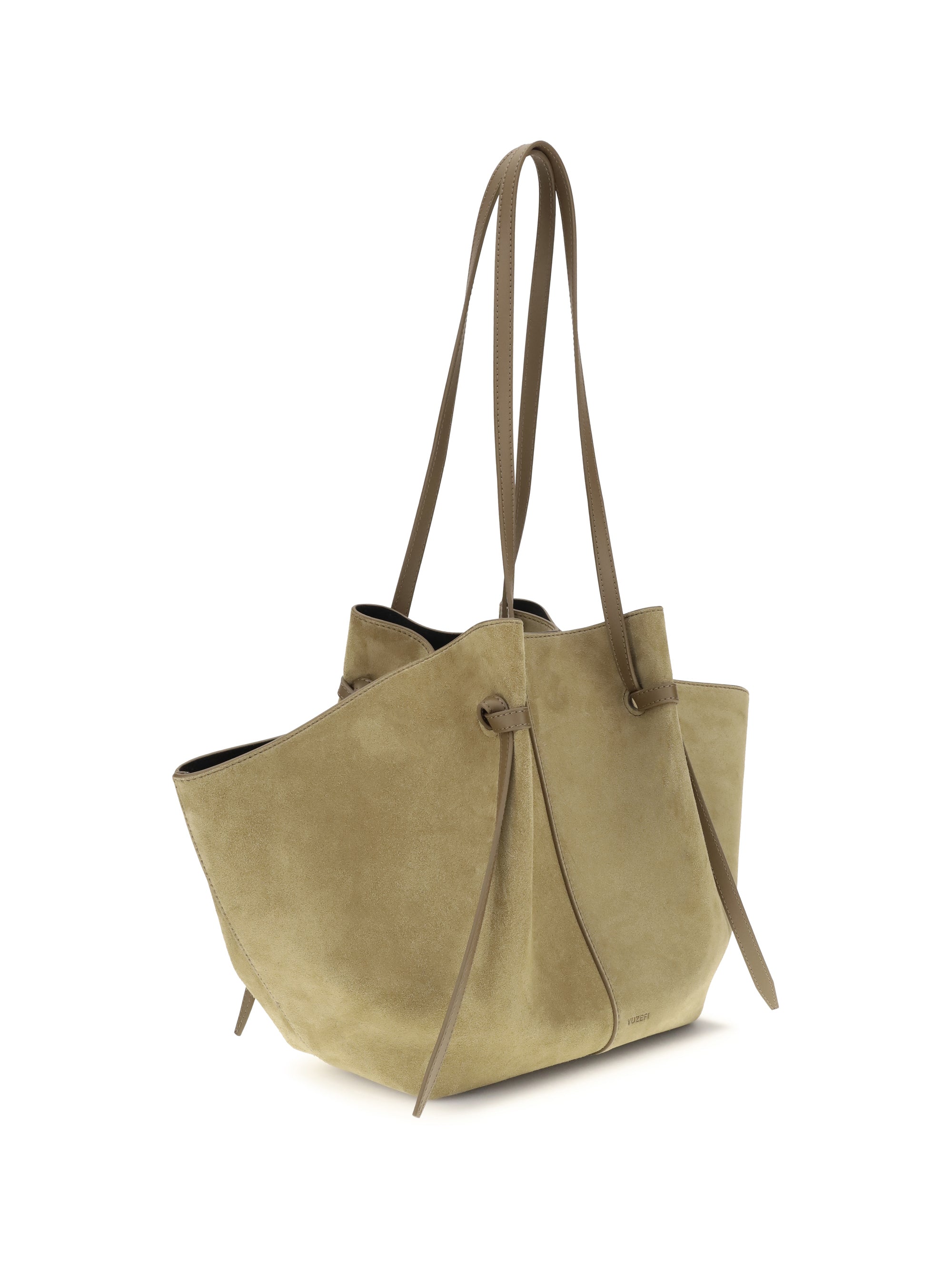 YUZEFI OS suede leather shoulder bag