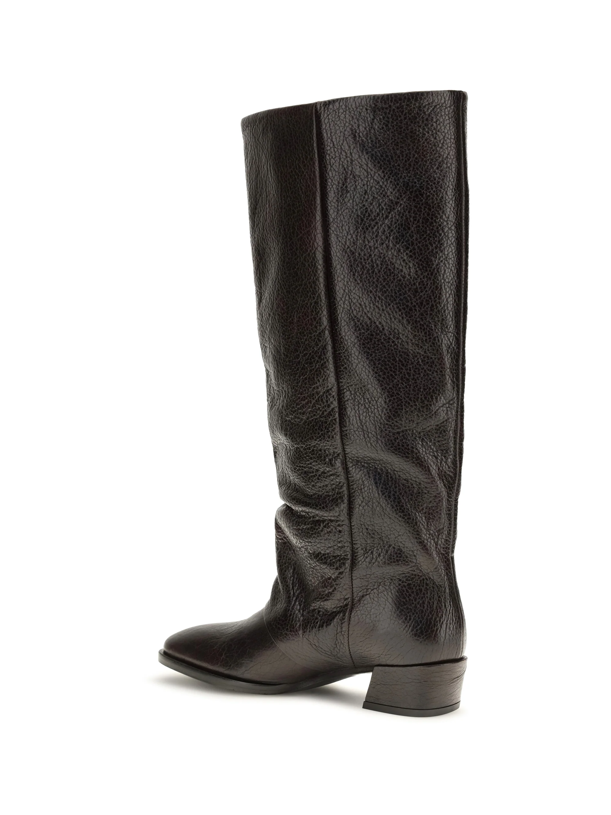high leather boots