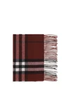 cashmere check scarf