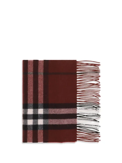 cashmere check scarf