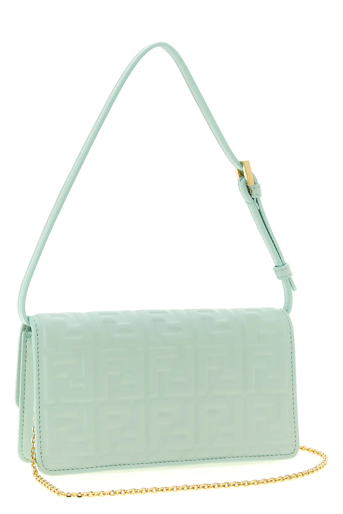 the fendi wallet on chain baguette shoulder bag stands out for its compact and s