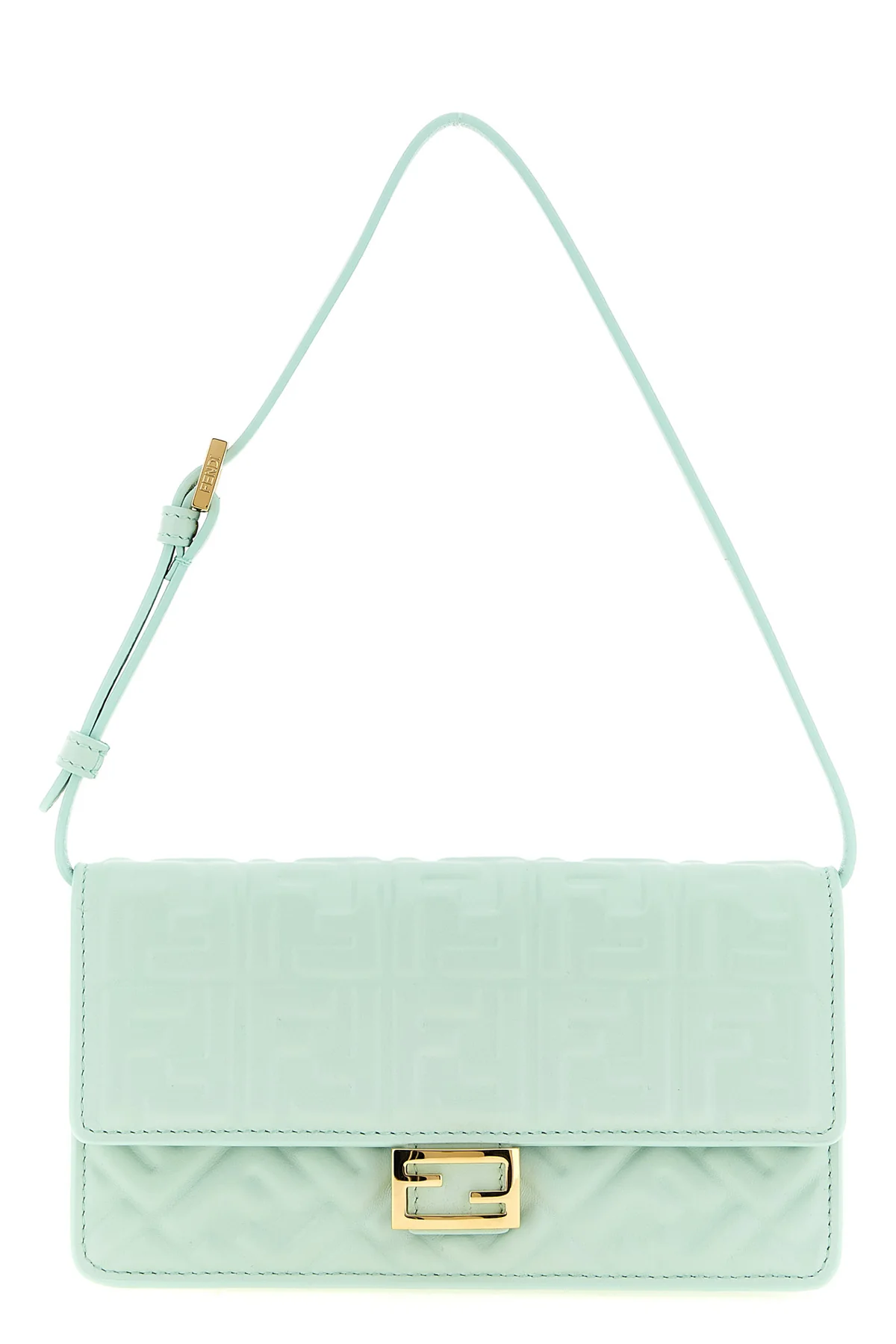 the fendi wallet on chain baguette shoulder bag stands out for its compact and s