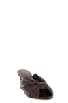 fendi arco slides in glossy nappa leather