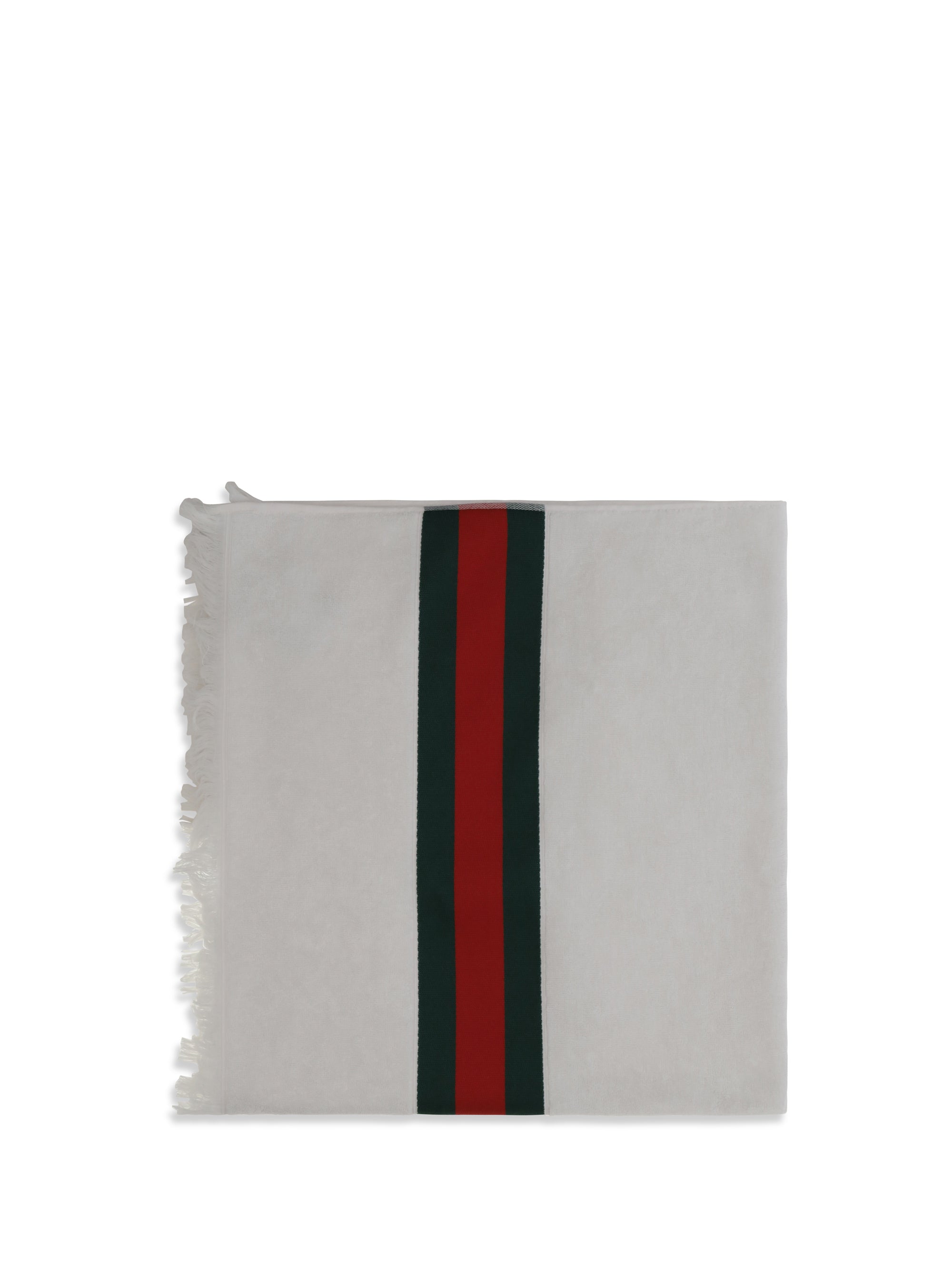 GUCCI OS cotton terry towel with web
