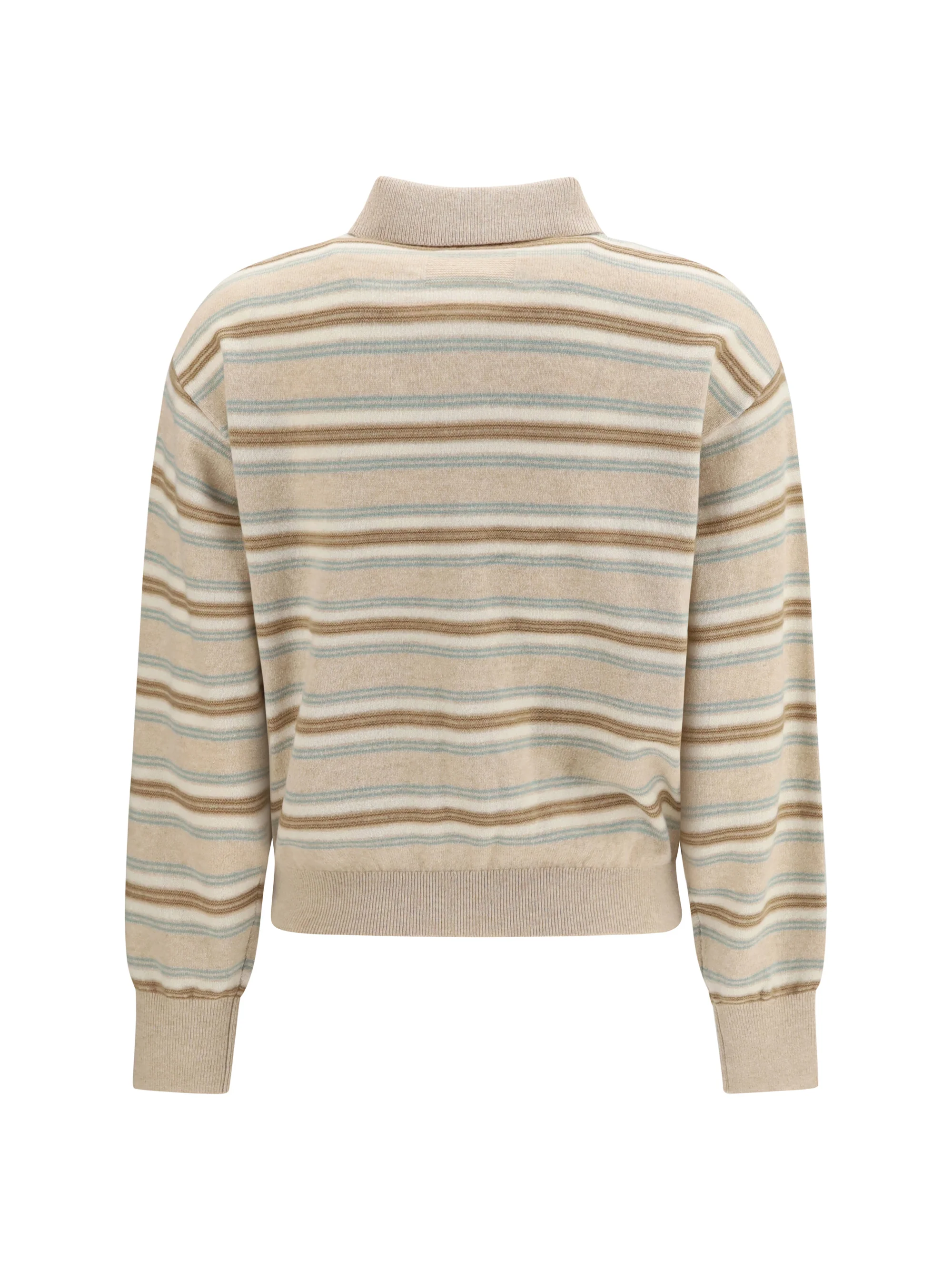 GUEST IN RESIDENCE M college striped polo sweater 