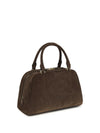 antigona east-west soft medium suede handbag