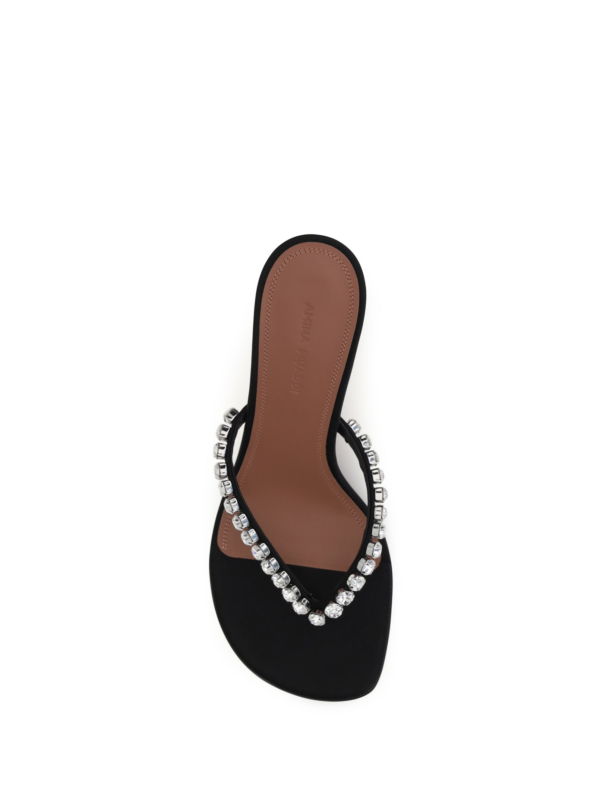 gigi crystal-embellished thong sandals