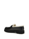 vlogo fur loafers