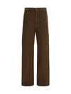 five-pocket twill pants