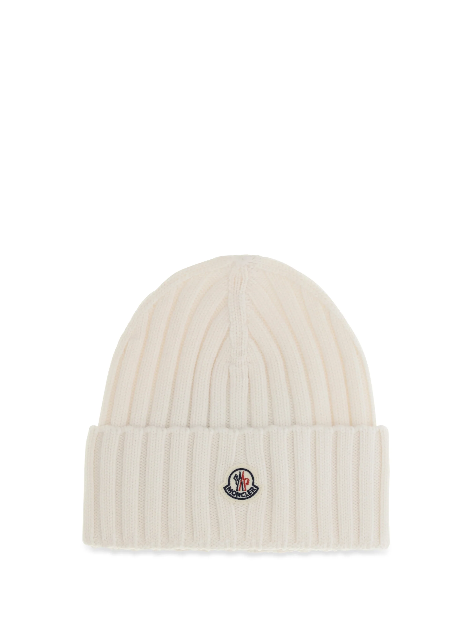 MONCLER OS wool beanie with logo